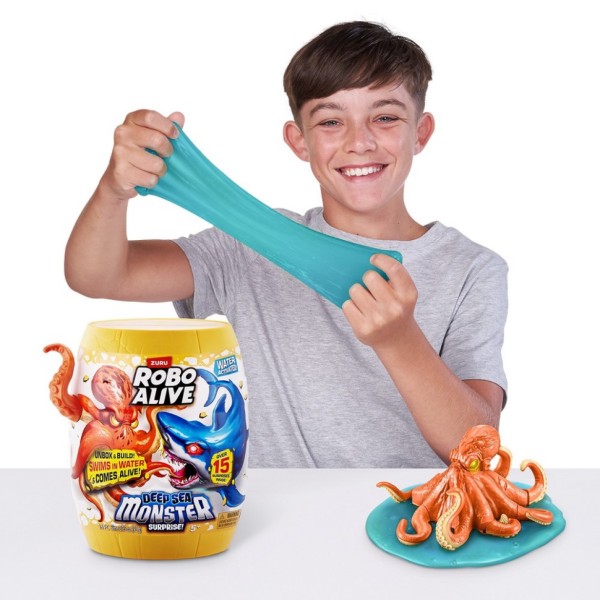 Інтерактивний ігровий набір "Глибоководний сюрприз: Восьминіг" ROBO ALIVE S1 Pets & Robo Alive 71155B