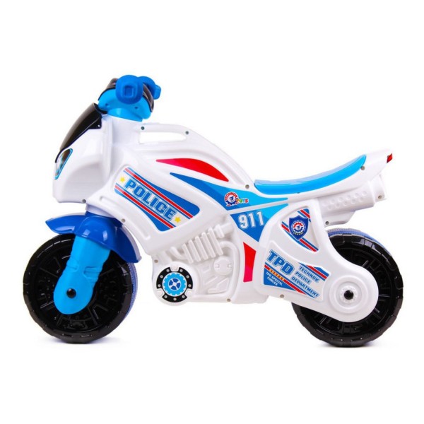 Каталка-біговець "Мотоцикл" Police ТехноК 5125TXK Білий