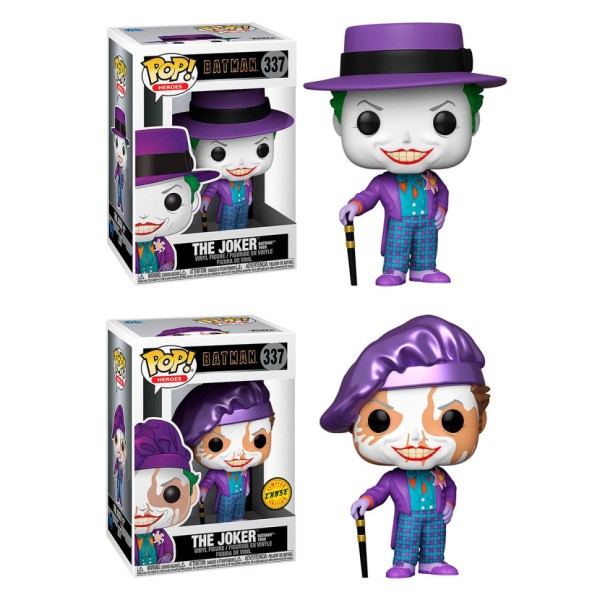Ігрова фігурка Funko POP! серії Batman 1989" - JOKER WITH HAT WITH CHASE" 47709
