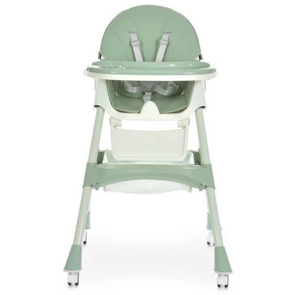 Стільчик для годування M 6302 Olive складний, 5-ти точкові ремені