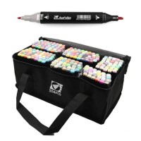 Набір скетч-маркерів двосторонніх ST40664 в наборі 204 штуки