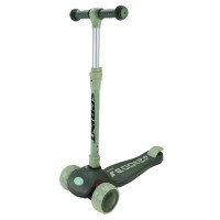 Самокат детский 3-х колесный Mini Scooter SC2420(Green) светящиеся колеса, зеленый