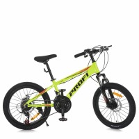 Велосипед підлітковий MTB2001-4, 20 дюймів, салатовий