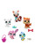 Ігровий набір "Зимові пригоди" Littlest Pet Shop 00573 аксесуари та 5 фігурок