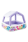 Дитячий надувний басейн 57470(Violet) зі знімним дахом 157 x 122 см 295 л