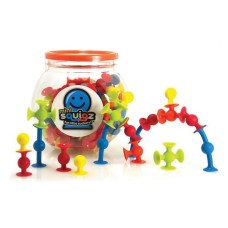 Конструктор Fat Brain Toys MiniSquigz на мініприсосках 75 деталей (F107ML)