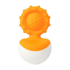 Прорезыватель-неваляшка Fat Brain Toys dimpl wobl оранжевый (F2172ML)