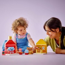 Конструктор LEGO DUPLO My First Мої перші повсякденні процедури час вечері та сну 28 деталей (10414)