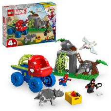 Конструктор LEGO Marvel Павук та його неймовірні друзі Динозаврячий рятувальний транспорт команди Павука 136 деталей (11199)
