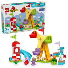 Конструктор LEGO DUPLO Свинка Пеппа Ярмарок розваг 53 деталі (10453)