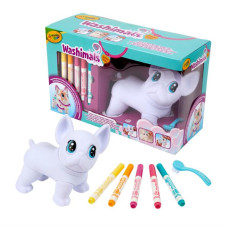 Набір для творчості Crayola Washimals Пес-велетень з фломастерами 5 шт. (74-0227)