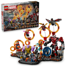 Конструктор LEGO Marvel Месники Завершення Вирішальна битва 621 деталь (76323)
