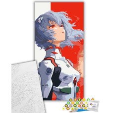 Картина за номерами ArtCraft Аянамі Рей, Євангеліон 40х80 см (16128-AC)