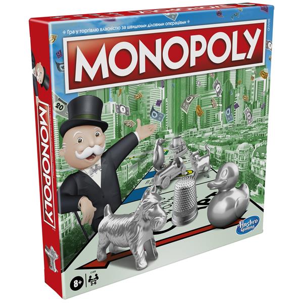 Настільна гра Hasbro Монополія класична укр. мовою (C1009)