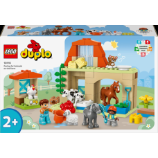 Конструктор LEGO DUPLO Town Догляд за тваринами на фермі 74 деталі (10416)