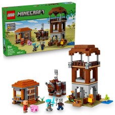 Конструктор LEGO Minecraft Аванпост розбійників і спустошувач 665 деталей (21278)