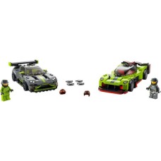 Конструктор LEGO Speed Champions Aston Martin Valkyrie AMR Pro та Aston Martin Vantage GT3 592 деталей (76910)