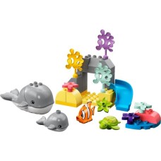 Конструктор LEGO DUPLO Animals  Дикі тварини океану 32 деталі (10972)