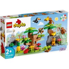 Конструктор LEGO DUPLO Animals Дикі тварини Південної Америки 71 деталь (10973)