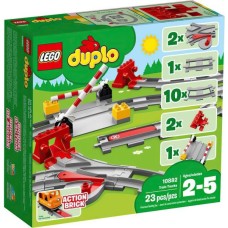 Конструктор LEGO DUPLO Trains Залізничні колії 23 деталі (10882)