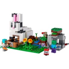 Конструктор LEGO Minecraft Кроляче ранчо 340 деталей (21181)