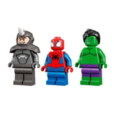 Конструктор LEGO Marvel Битва Халка з Носорогом на вантажівках 110 деталей (10782)