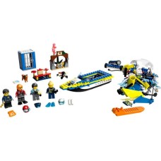Конструктор LEGO City Police Детективні місії водної поліції  278 деталей (60355)