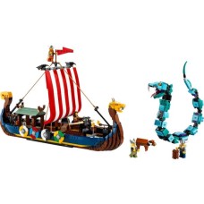 Конструктор LEGO Creator Корабель вікінгів і Мідгардський змій 1192 деталі (31132)