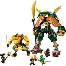 Конструктор LEGO NINJAGO Командні роботи ніндзя Ллойда й Арін 764 деталі (71794)