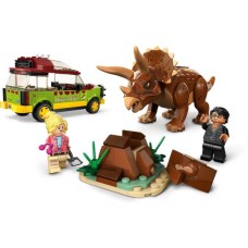 Конструктор LEGO Jurassic World Дослідження трицератопсів 281 деталь (76959)