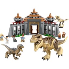 Конструктор LEGO Jurassic World Центр відвідувачів Атака тиранозавра й раптора 693 деталей (76961)