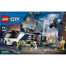 Конструктор LEGO City Пересувна поліцейська криміналістична лабораторія 674 деталі (60418)