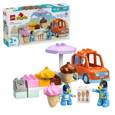 Конструктор LEGO DUPLO Bluey Подорож із морозивом із Блуї 22 деталі (10458)