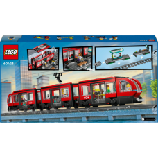Конструктор LEGO City Трамвай і вокзал у центрі міста 811 деталей (60423)