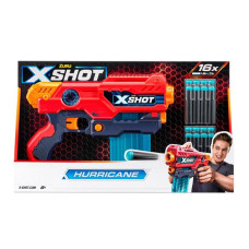 Швидкострільний бластер X-Shot Red Excel Hurricane 16 патронів (36440R)