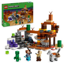 Конструктор LEGO Minecraft Покинута шахта у безплідних землях 538 деталей (21263)