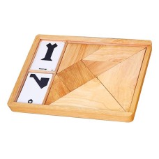 Игра-головоломка Viga Toys Деревянный танграм 7 эл. (56301)