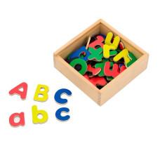 Набор магнитных букв Viga Toys Английские заглавные и строчные 52 шт. (50324)