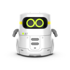 Розумний робот з сенсорним керуванням та навчальними картками - AT-ROBOT 2  (білий, озвуч.укр)