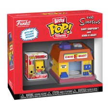 Набір фігурок BITTY POP! Town серії "Сімпсони" - БАРТ СІМПСОН І КВІКІ-МАРТ