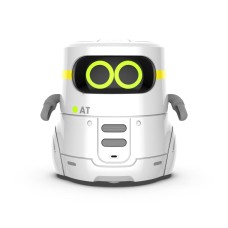 Розумний робот з сенсорним керуванням та навчальними картками - AT-ROBOT 2  (білий, озвуч.укр)