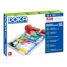 Конструктор електронний DOKA "320 СХЕМ"