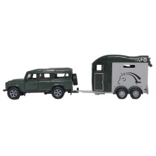 Ігровий набір - LAND ROVER (з причіпом і фігурками коней)
