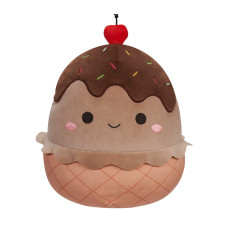 М'яка іграшка SQUISHMALLOWS – ШОКОЛАДНЕ МОРОЗИВО (30 cm)