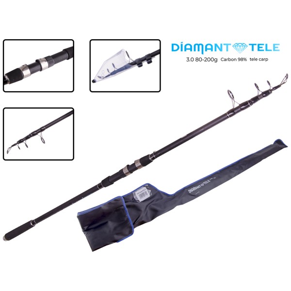 Спінінг TELEKARP Diamant 3.0 м 80-200г
