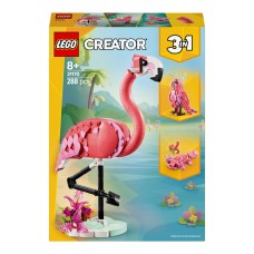 Конструктор LEGO Creator Дикі тварини рожевий фламінго 288 деталей (31170)