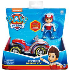 Игровой набор Paw Patrol Спасательный автомобиль с водителем Райдер (SM16775/8807)