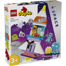 Конструктор LEGO DUPLO Town Приключения на космическом шаттле 3-в-1, 58 деталей (10422)