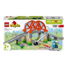 Конструктор LEGO DUPLO Town Залізничний міст і колії додатковий набір 42 деталі (10426)