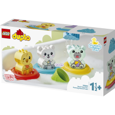 Конструктор LEGO DUPLO My First Веселе купання Плаваючий поїзд із тваринками 14 деталей (10965)